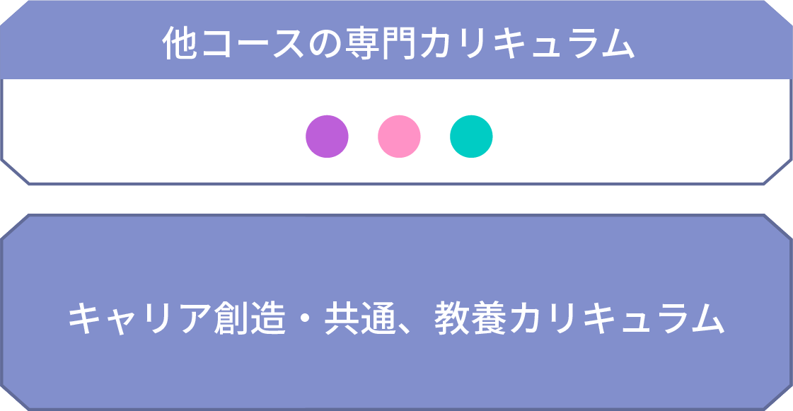 他コースの専門カリキュラム|キャリア創造・共通、教養カリキュラム