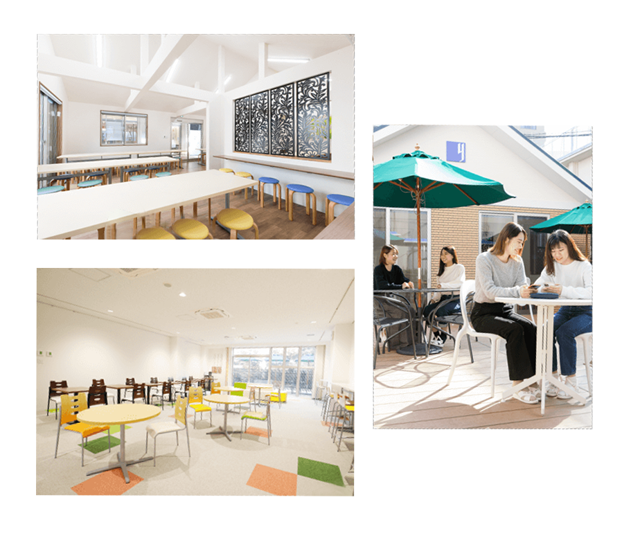 開放的なフードスペース