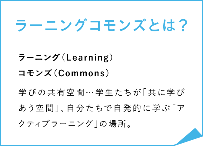 ラーニングコモンズとは？